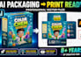 convert ai packaging artwork to print ready vector and dieline